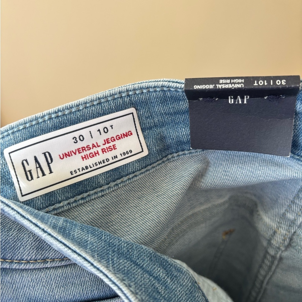 GAP Blue Skinny Jeans 10 Tall